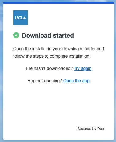 UCLA Download Started.