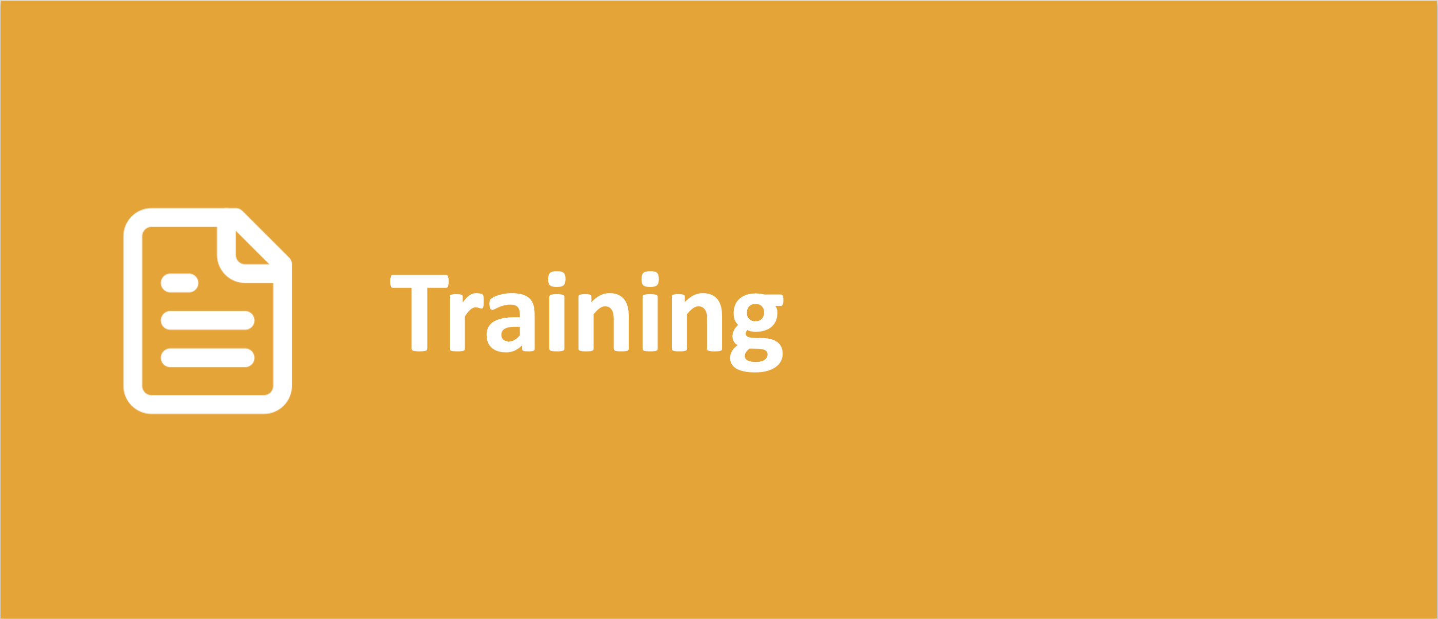 Training Visual