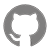 GitHub logo: a black silhouette of an octocat in a circle.