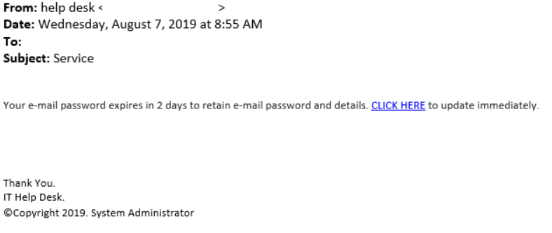 help desk phish