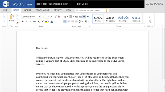 Using Microsoft Office Online