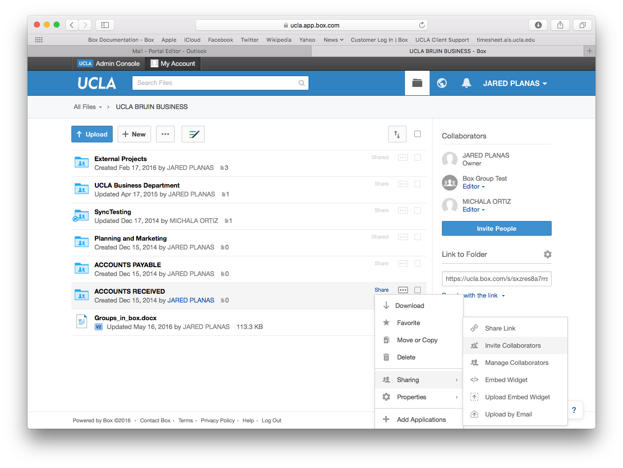 Inviting Box Collaborators