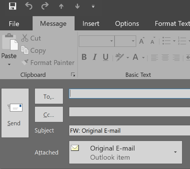 Microsoft outlook for windows screen grab 3