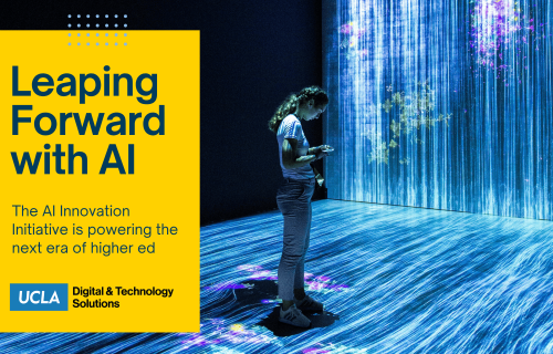 Leaping forward with AI. The AI innovation inititative is powering the next era of higher ed.