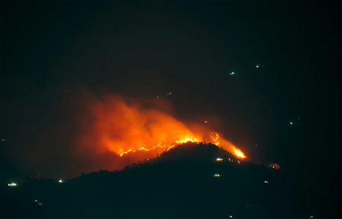 A wildfire a night.