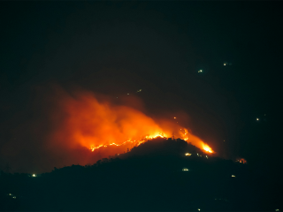 A wildfire a night.