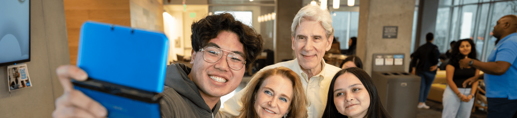 UCLA's Chancellor Frenk at the Residential Life Community Lunch